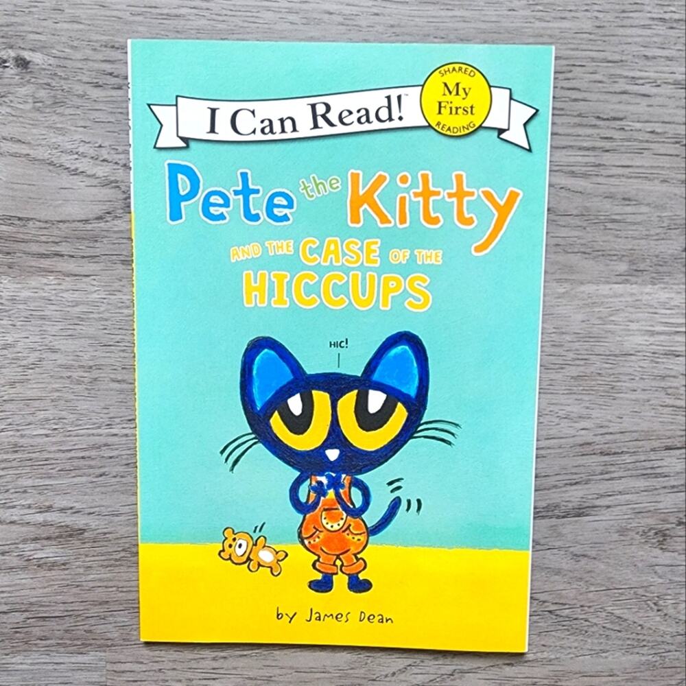 Pete the Kitty and the Case of the Hiccups Children's Fiction Paperback Book